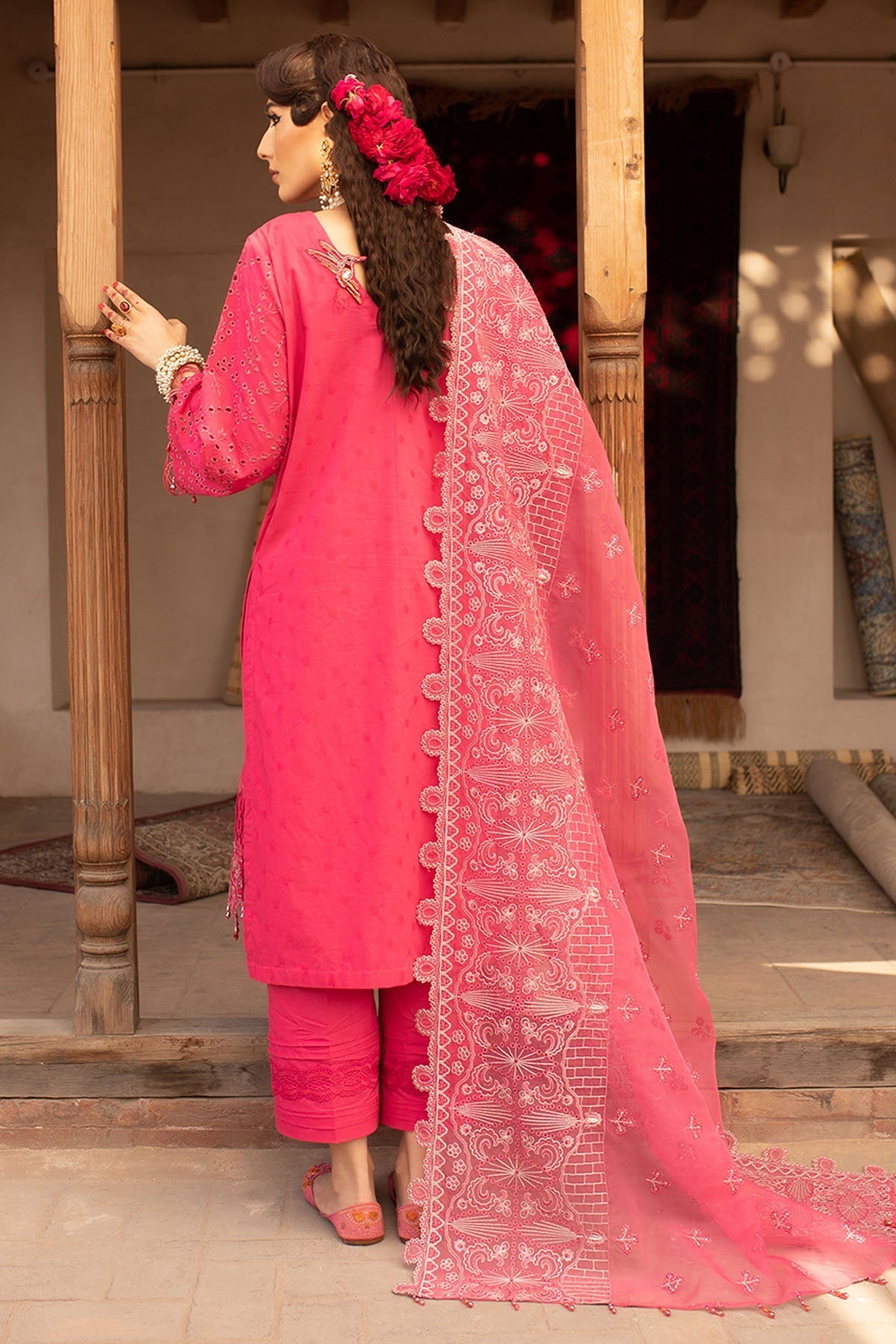 Nureh | Lawn Jacquard | NS-73 - by - Libasekhas UK - Registered Vendor of : Nureh - 100% Original Designer Dresss