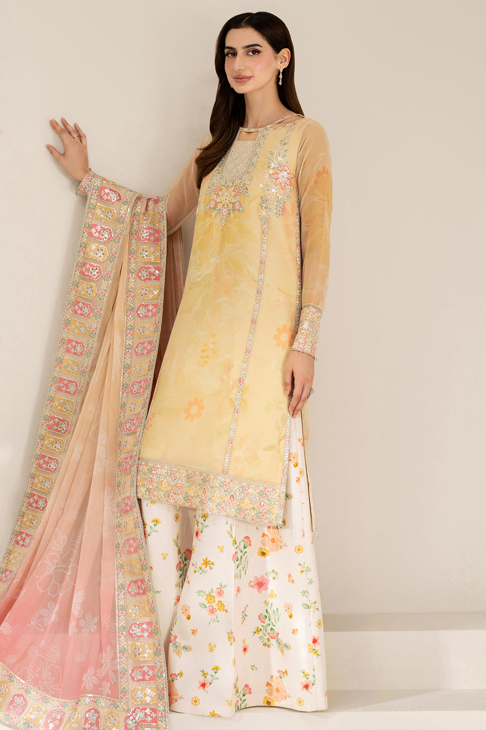 Farasha | Fiorella Formals | Floral Ray - by Libasekhas UK - Registered Vendor of : Farasha - 100% Original Designer Dress