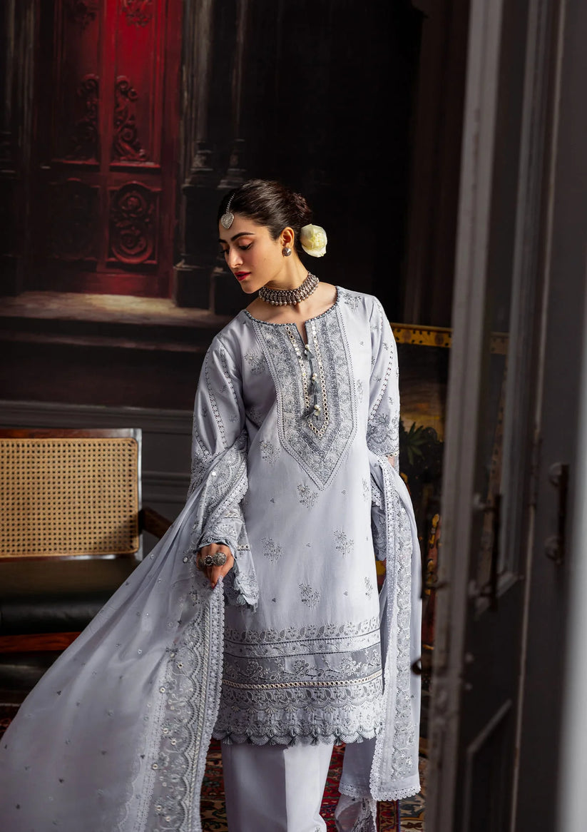 Kahf Premium | Kahf Karandi 25 | KKH-09 CELESTIAL - by Libasekhas UK - Registered Vendor of : Kahf Premium - 100% Original Designer Dress