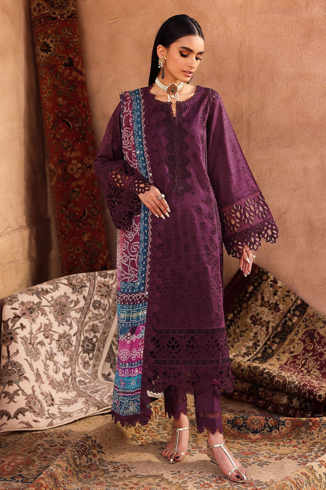 Nureh | Bazaar Lawn | NE-161 - by - Libasekhas UK - Registered Vendor of : Nureh - 100% Original Designer Dresss