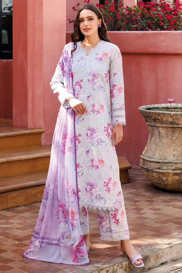 Farasha | Printed Essentials | Rosy Mist - by - Libasekhas UK - Registered Vendor of : Farasha - 100% Original Designer Dresss