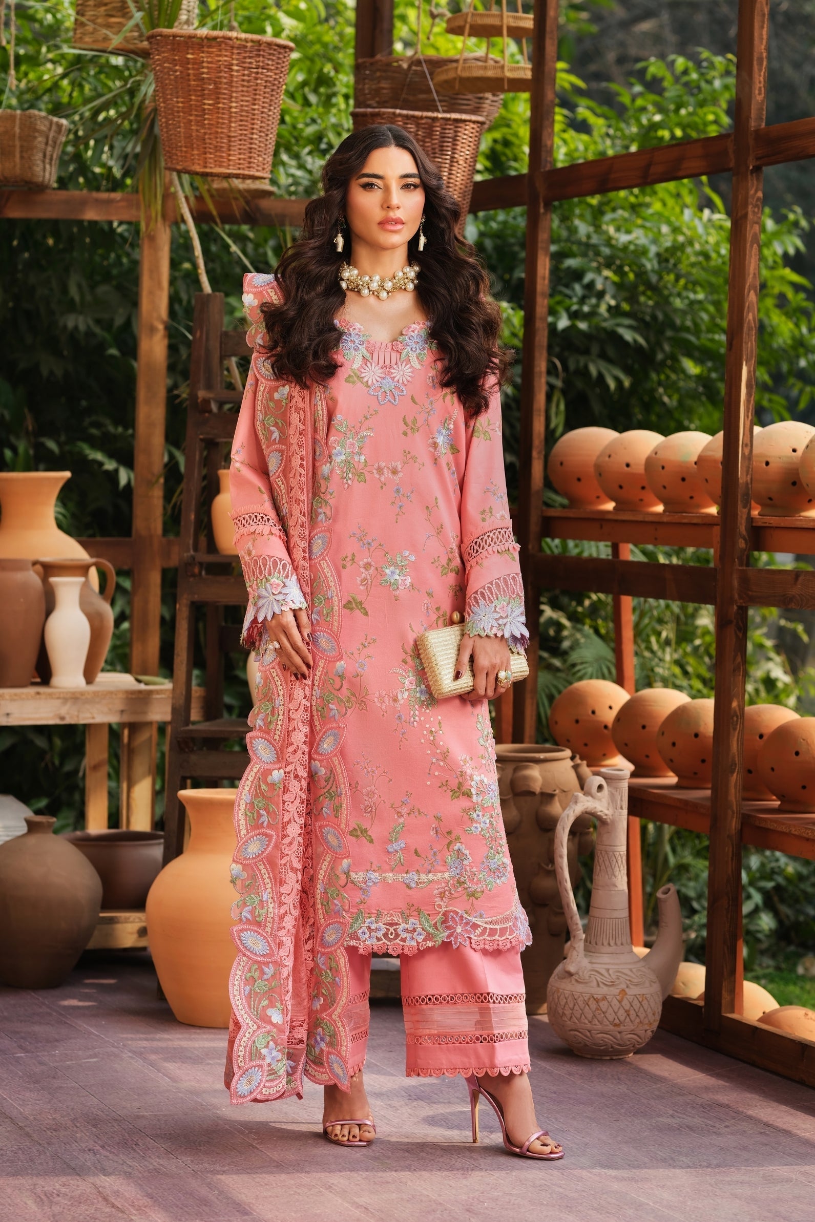 Maryam Hussain | Luxury Lawn 26 | Dimple - by Libasekhas UK - Registered Vendor of : Maryam Hussain - 100% Original Designer Dress