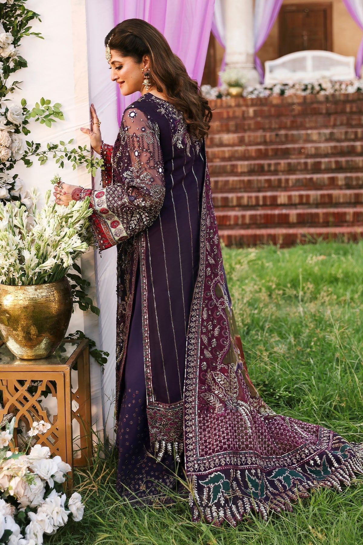 Nureh | Jhoomro Wedding Formals | NL-70 JAHAN - by - Libasekhas UK - Registered Vendor of : Nureh - 100% Original Designer Dresss