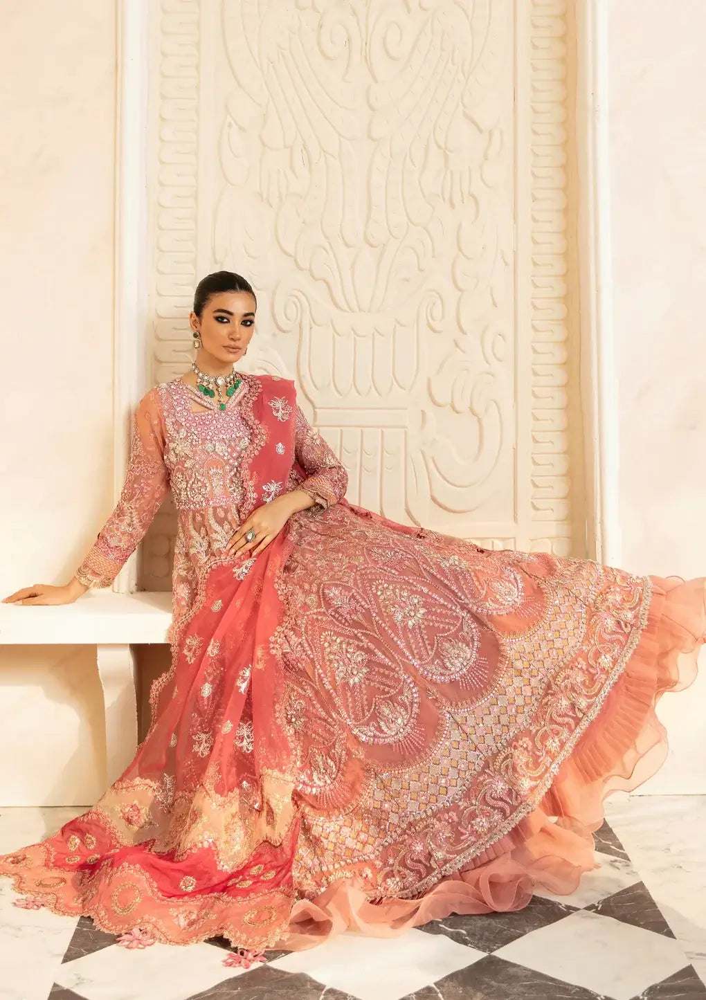 Elaf Premium | Celebrations 23 | ECH-06 PAREEZAH - by - Libasekhas UK - Registered Vendor of : Elaf Premium - 100% Original Designer Dresss