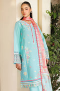 Farasha | Summer Weaves Embroidered Lawn | Ocean Veil - by - Libasekhas UK - Registered Vendor of : Farasha - 100% Original Designer Dresss