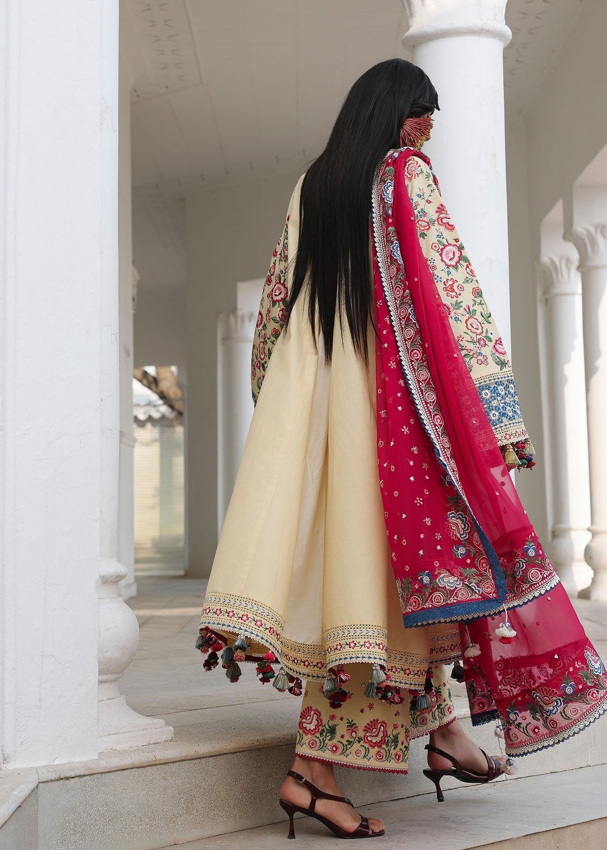 Hussain Rehar | Kalabagh Luxury Lawn 26 | Zubdah - by Libasekhas UK - Registered Vendor of : Hussain Rehar - 100% Original Designer Dress