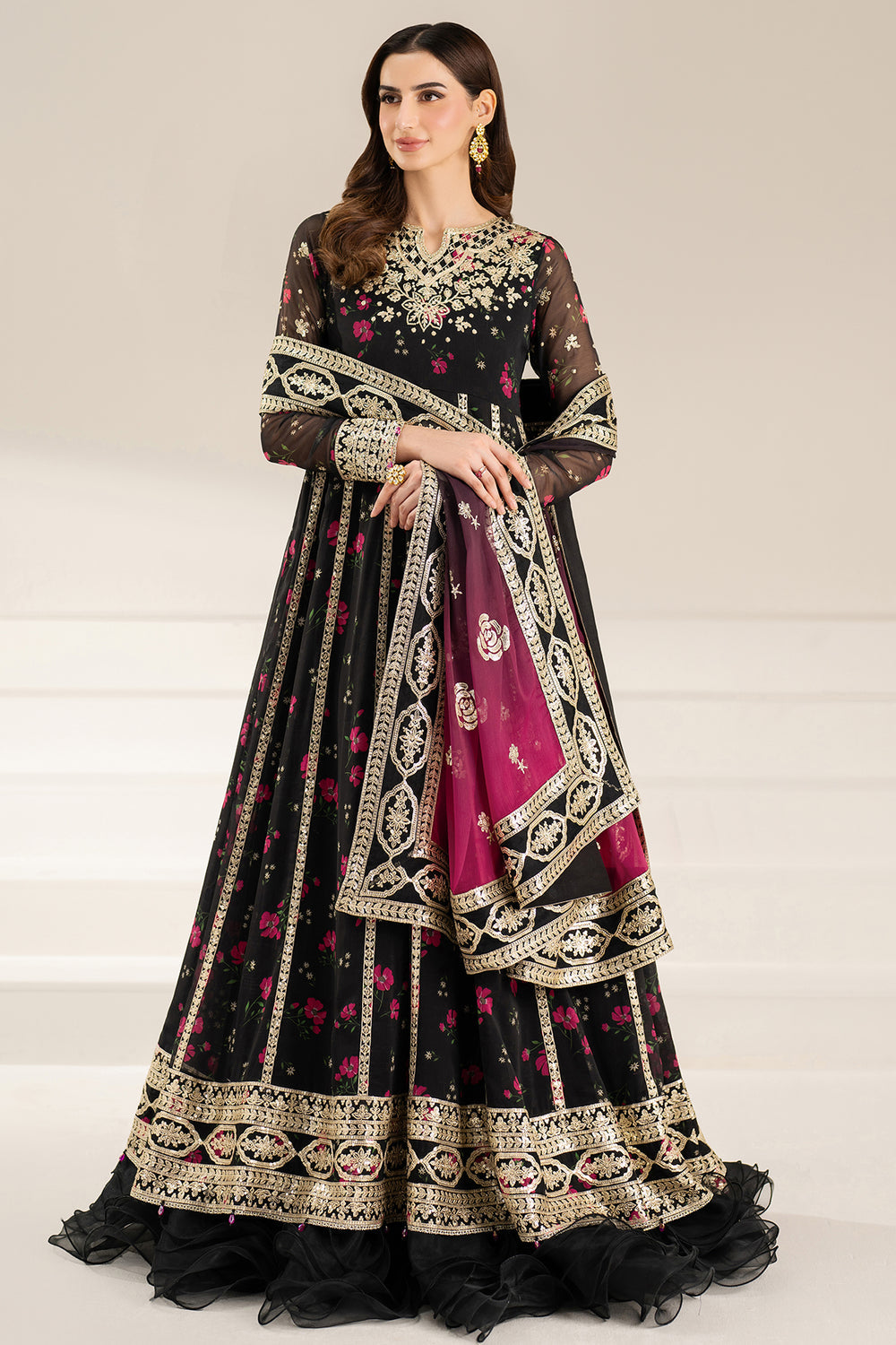 Farasha | Fiorella Formals | Fuchsia Night - by Libasekhas UK - Registered Vendor of : Farasha - 100% Original Designer Dress