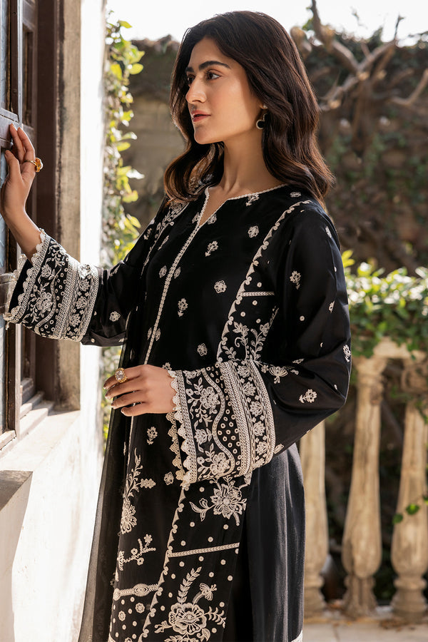 Farasha | Summer Weaves Embroidered Lawn | Midnight Glow - by - Libasekhas UK - Registered Vendor of : Farasha - 100% Original Designer Dresss