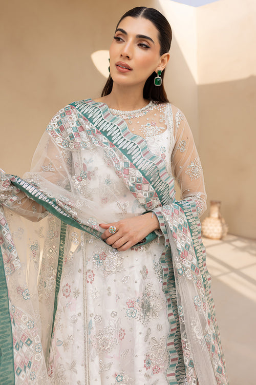Farasha | Lu Zella Premium Formals 25 | Moonlight Mist - by Libasekhas UK - Registered Vendor of : Farasha - 100% Original Designer Dress