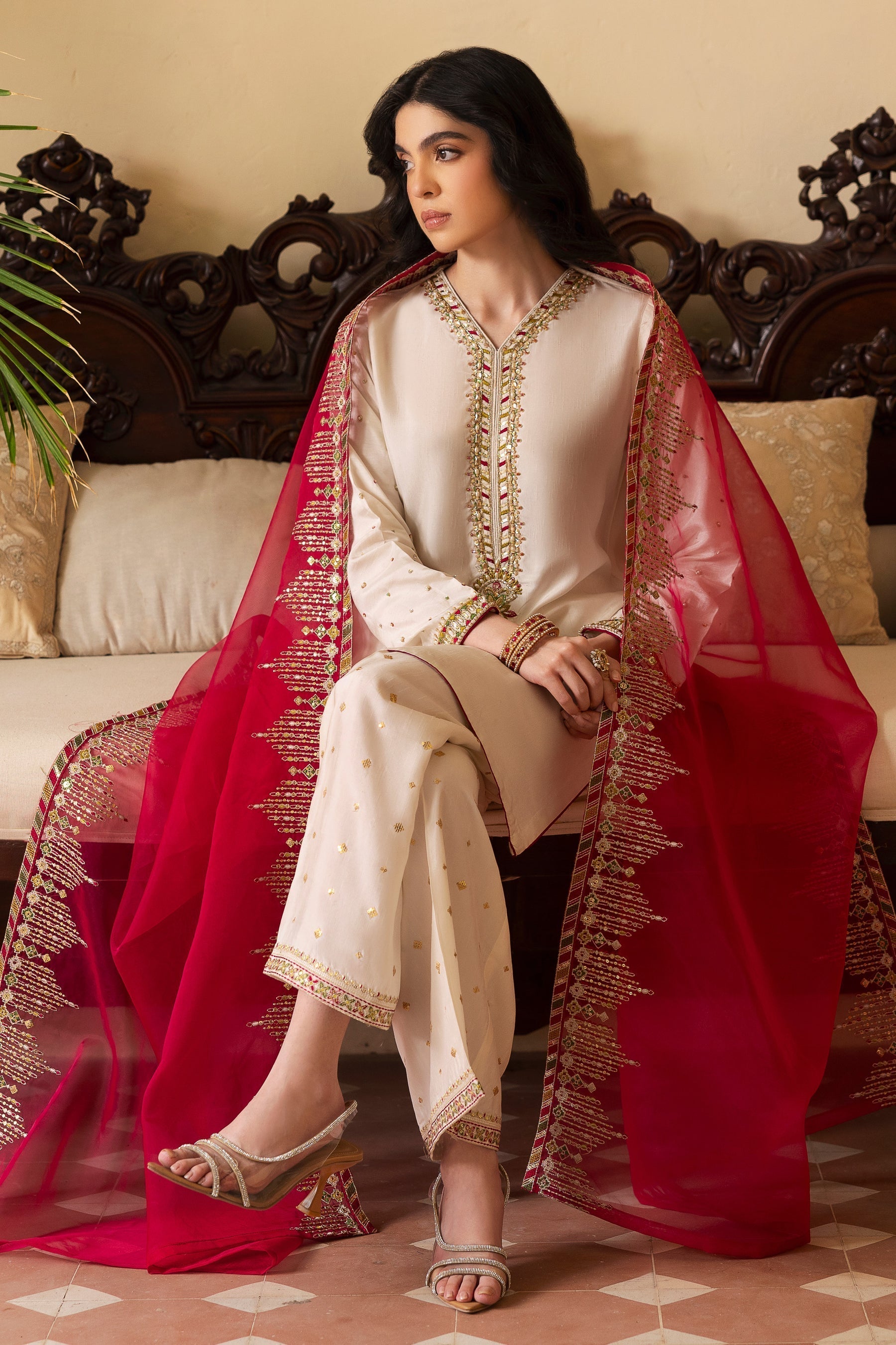Naqshi | Rijaas Luxury Pret 24 | ABISH - by - Libasekhas UK - Registered Vendor of : Naqshi - 100% Original Designer Dresss