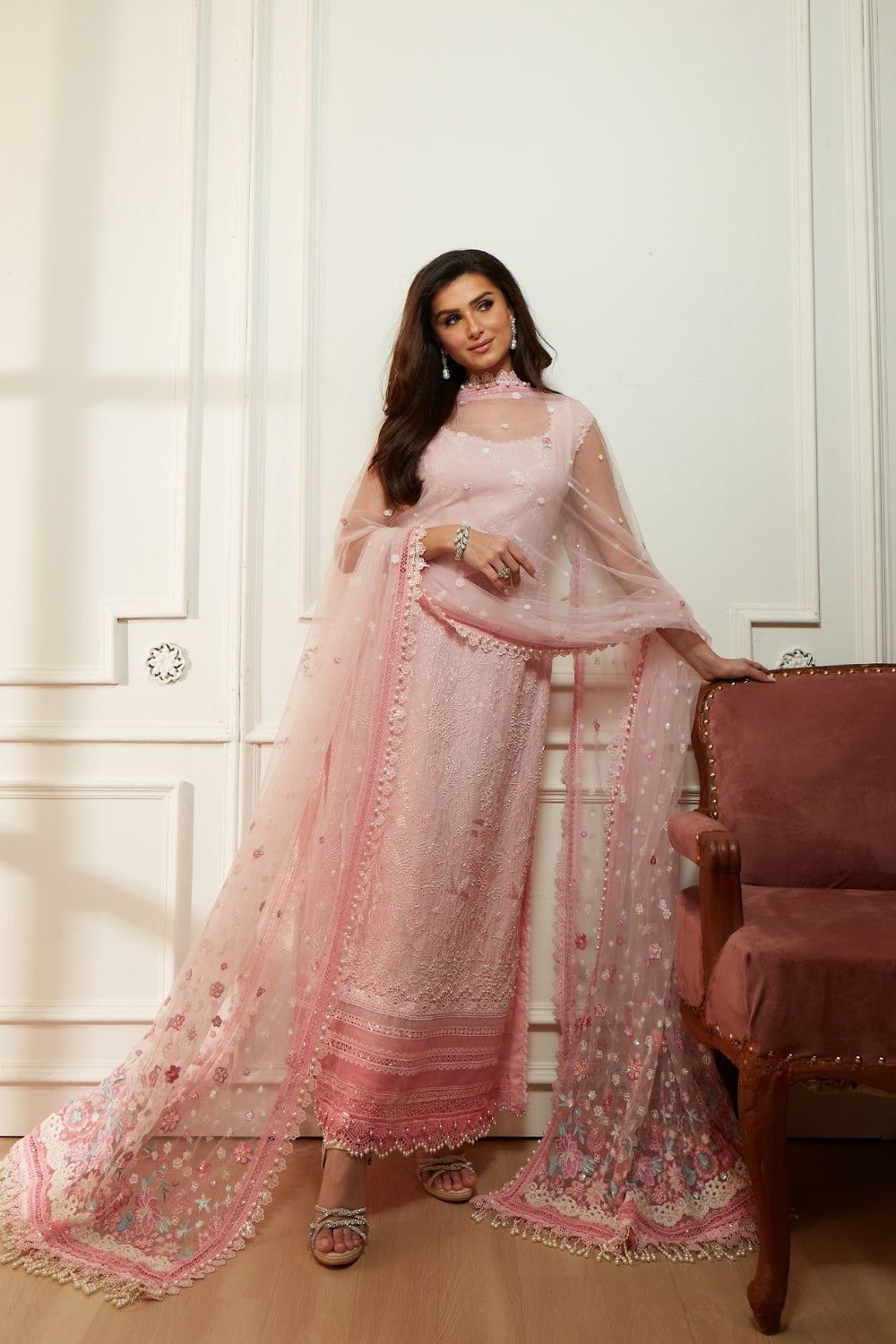 Sobia Nazir | Luxury Lawn Eid 26 | 7B - by Libasekhas UK - Registered Vendor of : Sobia Nazir - 100% Original Designer Dress