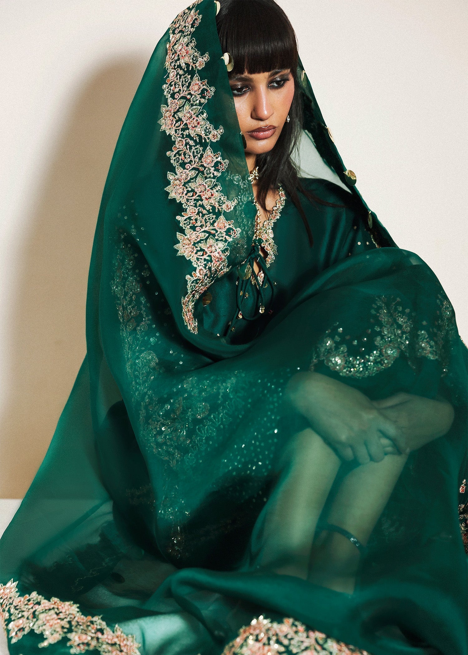 Hussain Rehar | Luxury Pret 26 | Noor Lepoque - by Libasekhas UK - Registered Vendor of : Hussain Rehar - 100% Original Designer Dress