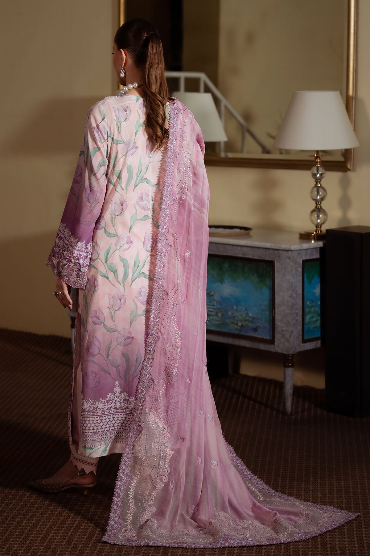Nureh | Swiss Lawn | NS-159 - by Libasekhas UK - Registered Vendor of : Nureh - 100% Original Designer Dress
