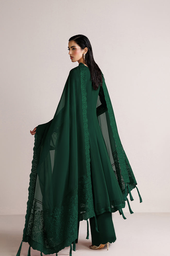 Farasha | Chiffon Essentials 26 | Jade Mosaic - by Libasekhas UK - Registered Vendor of : Farasha - 100% Original Designer Dress