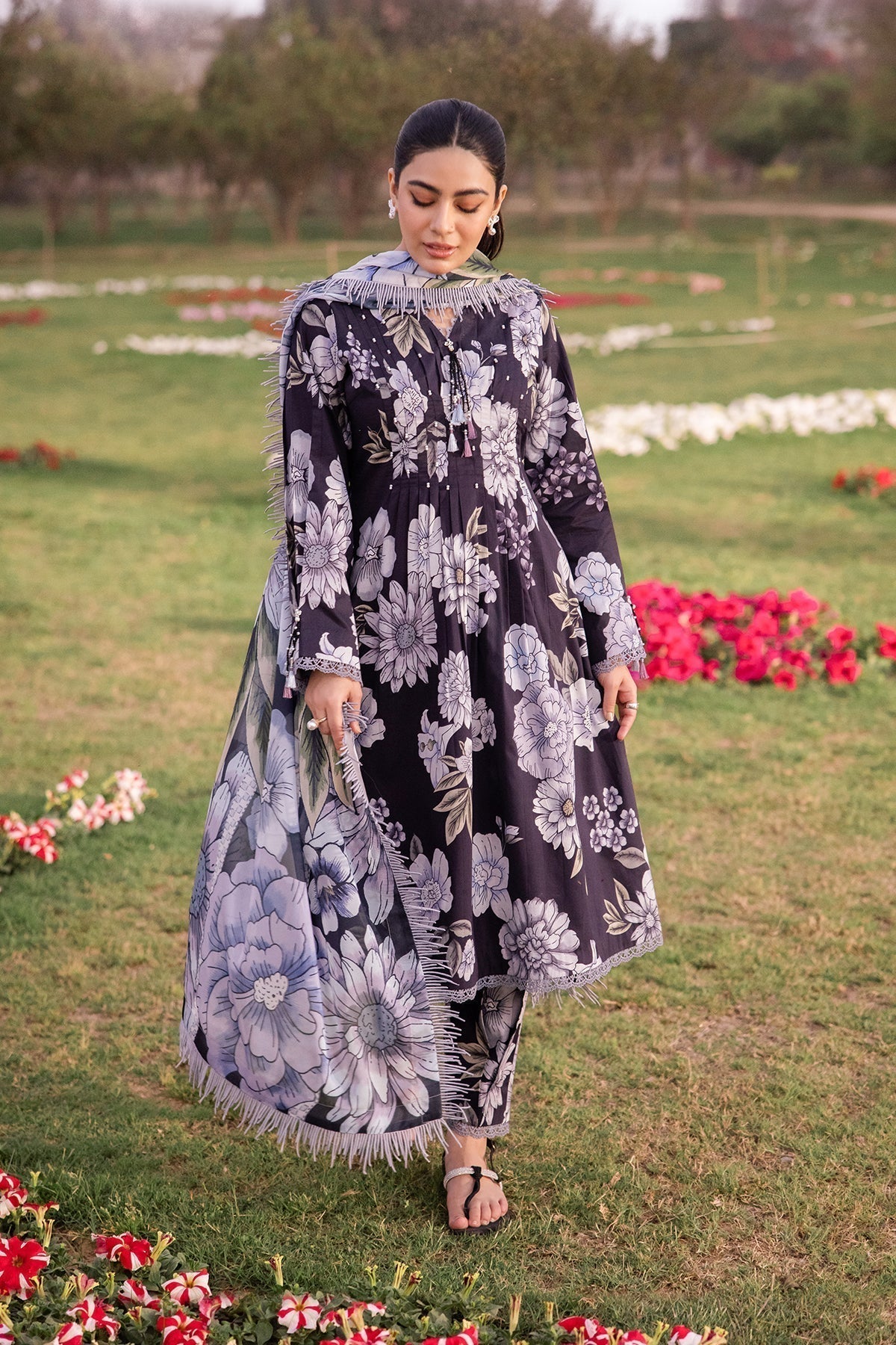 Alizeh | Sheen Lawn Prints 24 | CALLA - by - Libasekhas UK - Registered Vendor of : Alizeh - 100% Original Designer Dresss