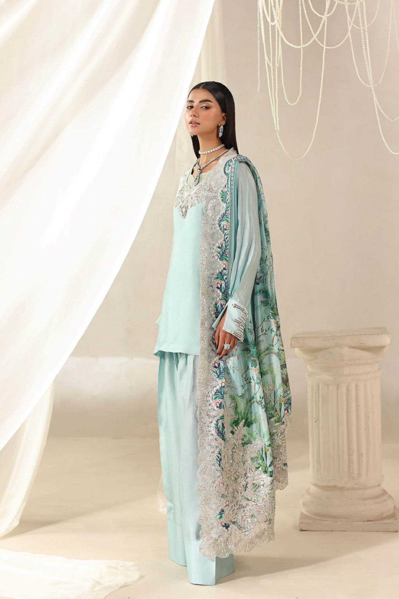 Musferah Saad | Into Twilight | Moonlit Whisper - by Libasekhas UK - Registered Vendor of : Musferah Saad - 100% Original Designer Dress