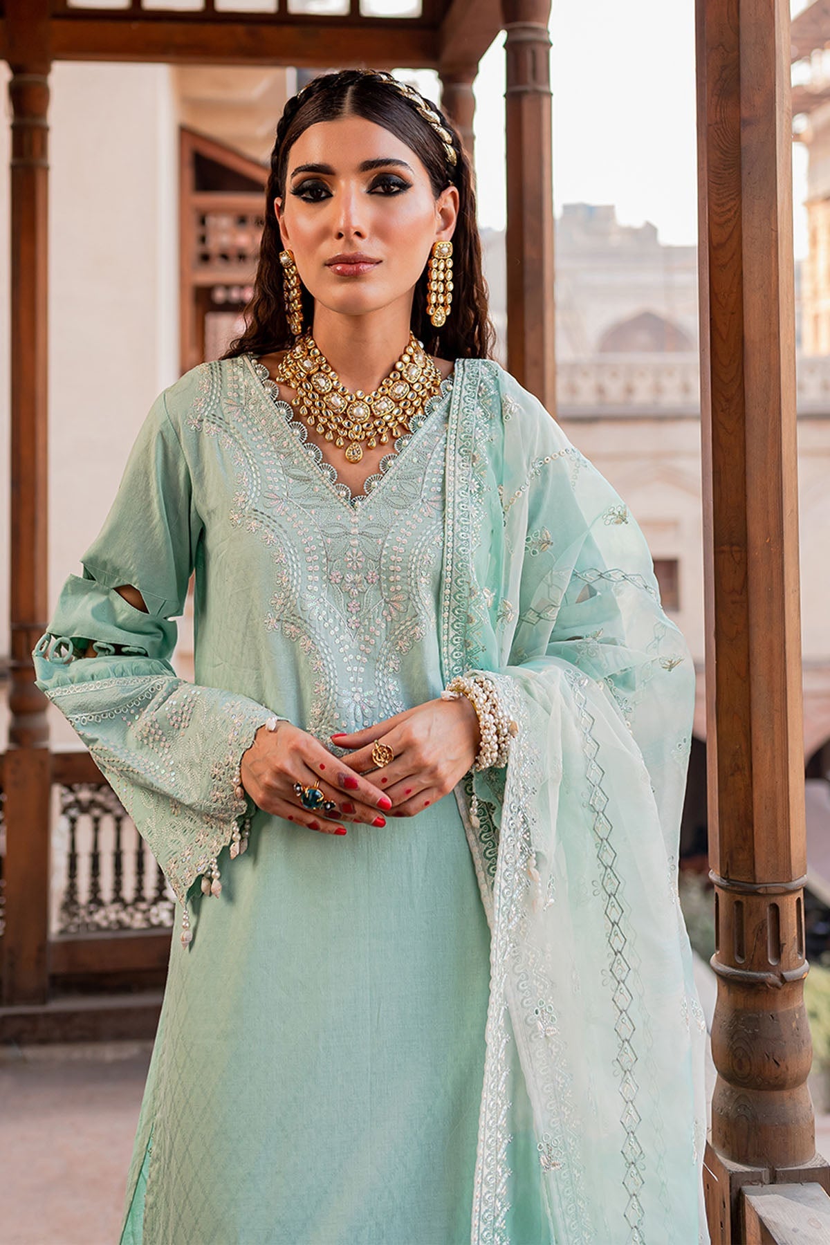 Nureh | Lawn Jacquard | NS-77 - by - Libasekhas UK - Registered Vendor of : Nureh - 100% Original Designer Dresss