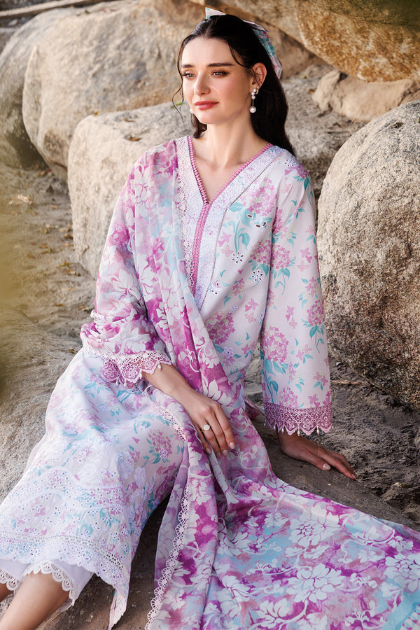 Farasha | Printed Essentials | Blossom Mist - by - Libasekhas UK - Registered Vendor of : Farasha - 100% Original Designer Dresss