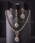 Opal Necklace Set - by - Libasekhas UK - Registered Vendor of : Zeesy - 100% Original Designer Dresss