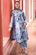 Farasha | Printed Essentials | Blue Passion - by - Libasekhas UK - Registered Vendor of : Farasha - 100% Original Designer Dresss