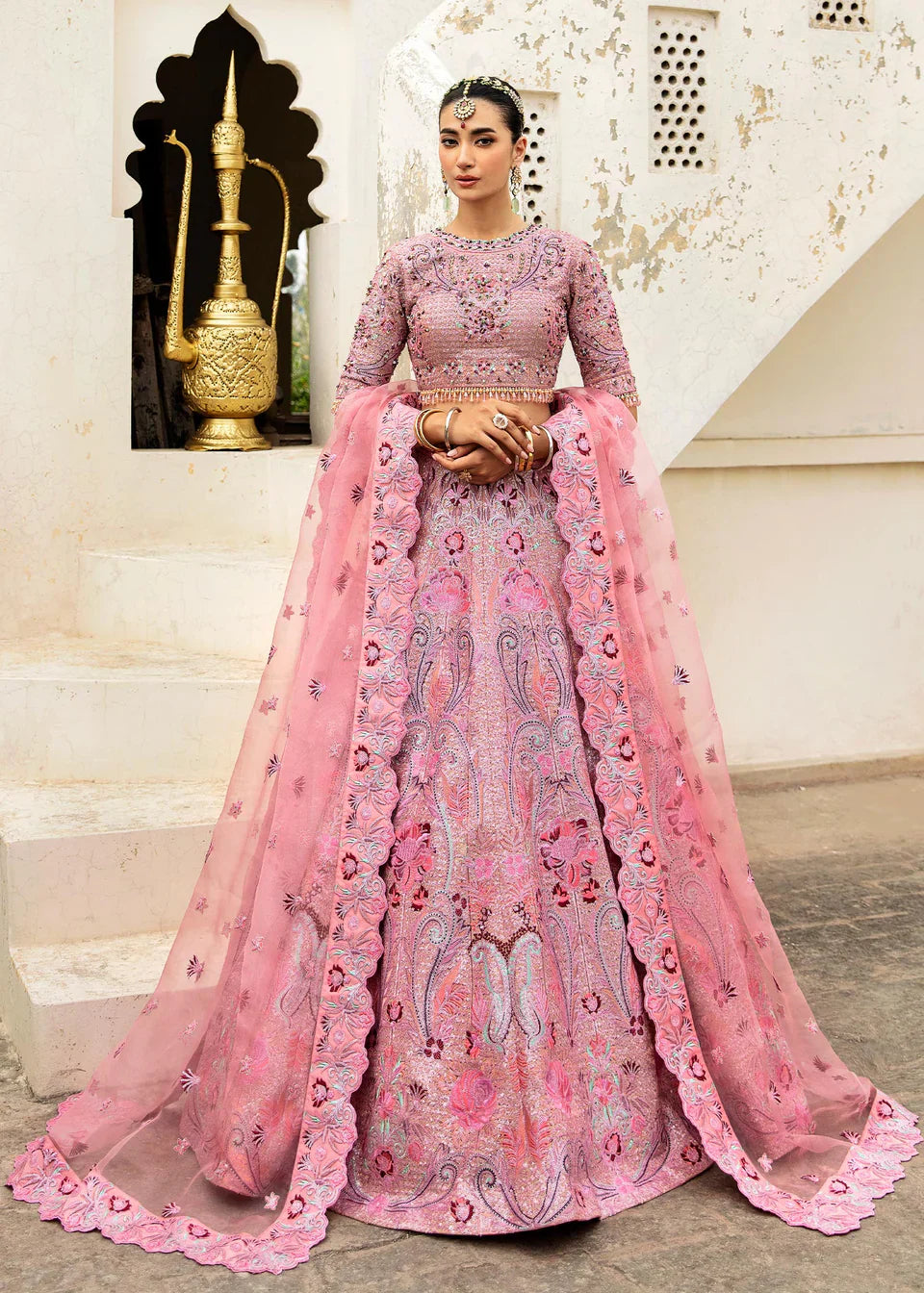 Waqas Shah | Taj Mahal | BAHAR BANO - by - Libasekhas UK - Registered Vendor of : Waqas Shah - 100% Original Designer Dresss