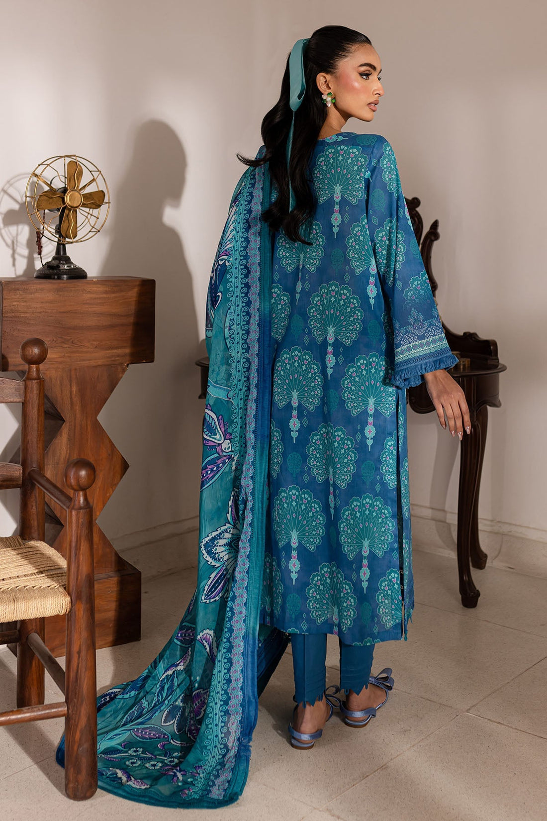 Nureh | Printed Lawn 25 | SP-145 - by - Libasekhas UK - Registered Vendor of : Nureh - 100% Original Designer Dresss