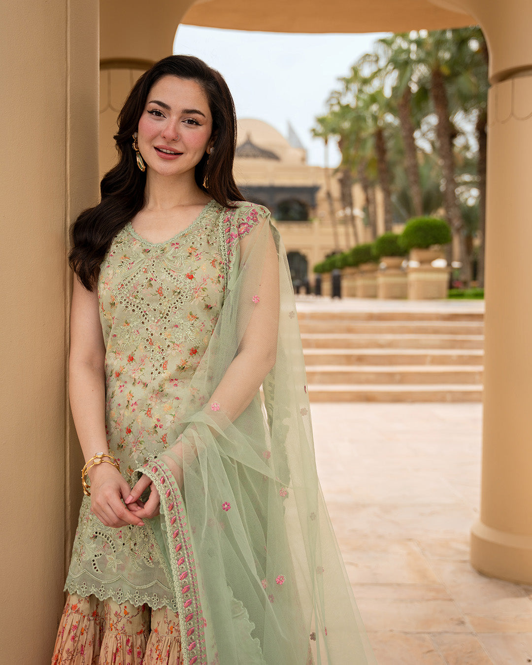 Faiza Saqlain | AYA - Unstitched Luxury Lawn '26 | Eldira - by Libasekhas UK - Registered Vendor of : Faiza Saqlain - 100% Original Designer Dress