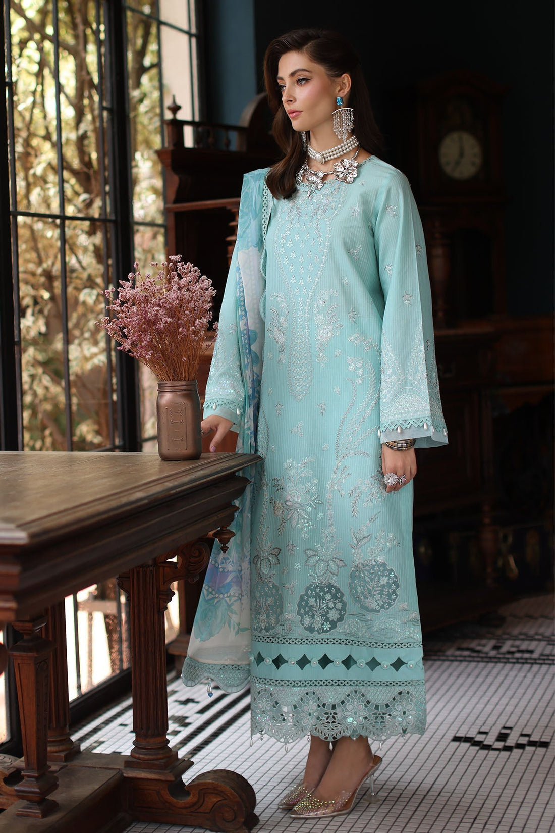 Nureh | Maya Lawn | NS-156 - by - Libasekhas UK - Registered Vendor of : Nureh - 100% Original Designer Dresss