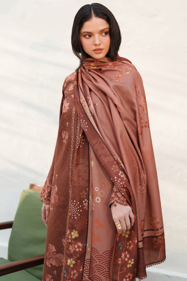 Farasha | Meline Premium Viscose 25 | Brown Clay - by Libasekhas UK - Registered Vendor of : Farasha - 100% Original Designer Dress