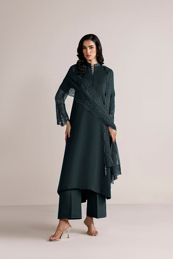 Farasha | Chiffon Essentials 26 | Moonlit Smoke - by Libasekhas UK - Registered Vendor of : Farasha - 100% Original Designer Dress
