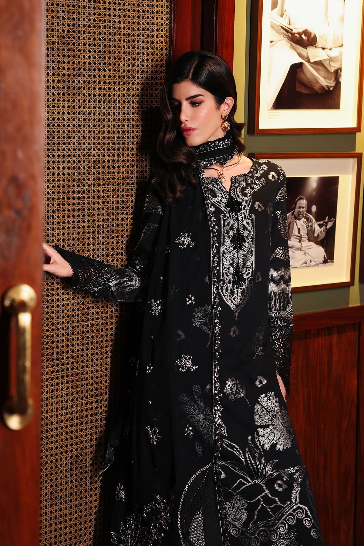 Nureh | Exclusive Jacquard | NE-227 - by Libasekhas UK - Registered Vendor of : Nureh - 100% Original Designer Dress