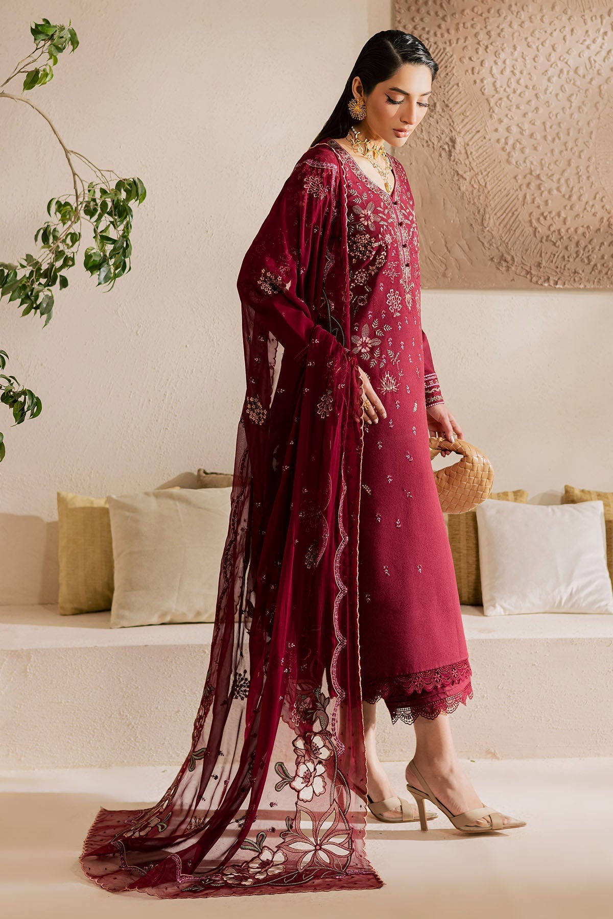 Nureh | Karandi Collection | NE-219 - by Libasekhas UK - Registered Vendor of : Nureh - 100% Original Designer Dress