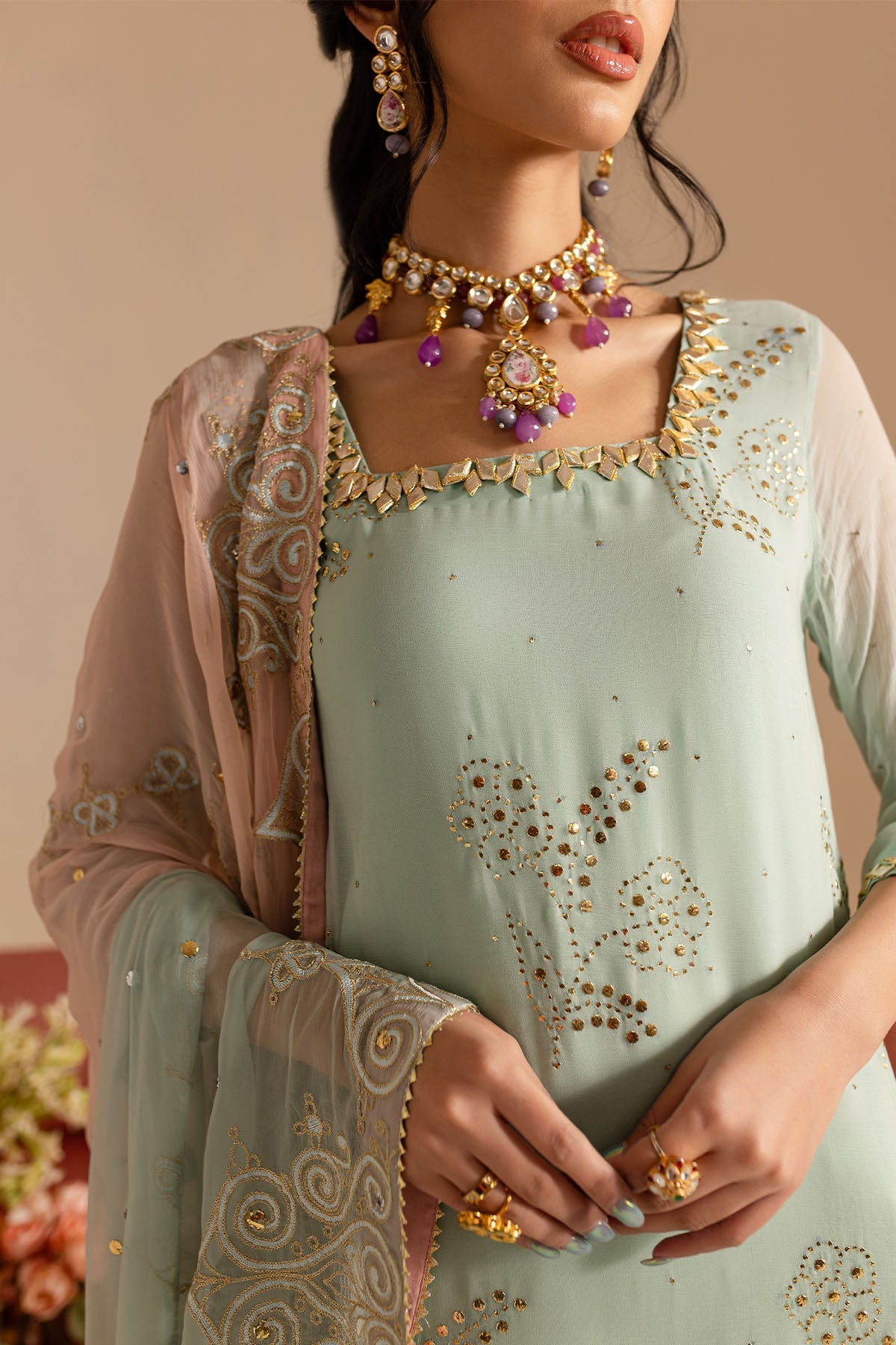 Nureh | Mukeshkari Formals | MK-11 - by - Libasekhas UK - Registered Vendor of : Nureh - 100% Original Designer Dresss
