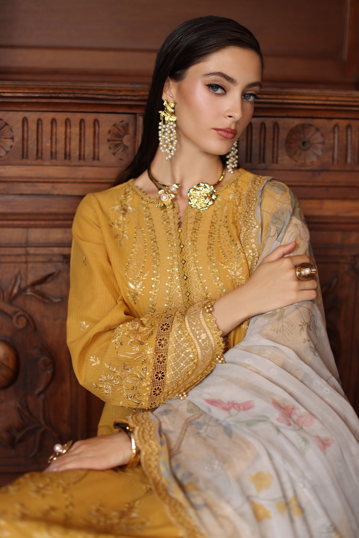 Nureh | Maya Lawn | NS-155 - by - Libasekhas UK - Registered Vendor of : Nureh - 100% Original Designer Dresss