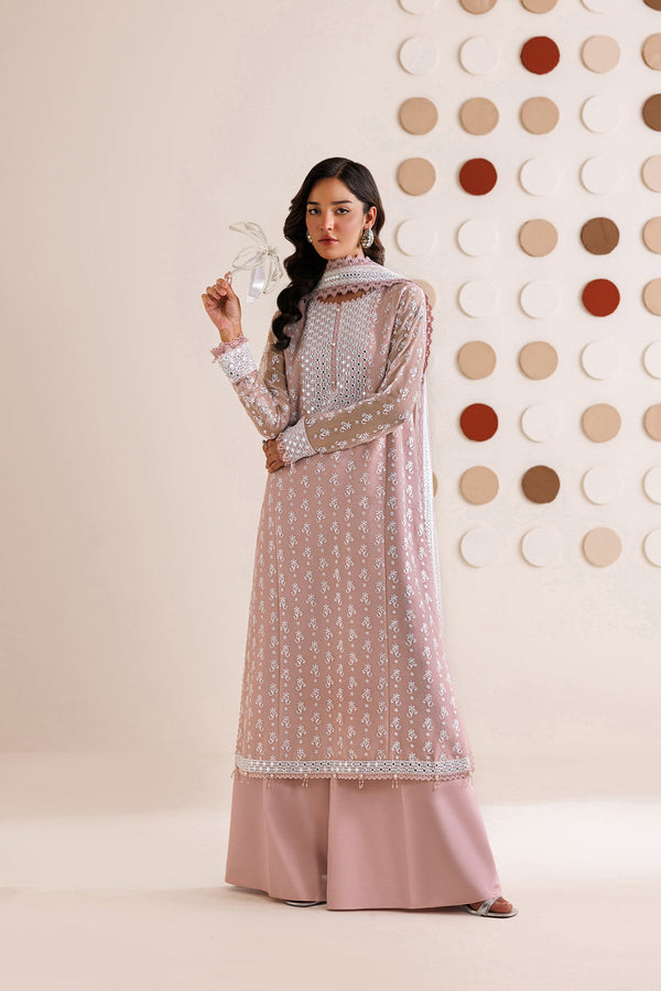 Farasha | Chiffon Threads 26 | BLUSH SAND - by Libasekhas UK - Registered Vendor of : Farasha - 100% Original Designer Dress