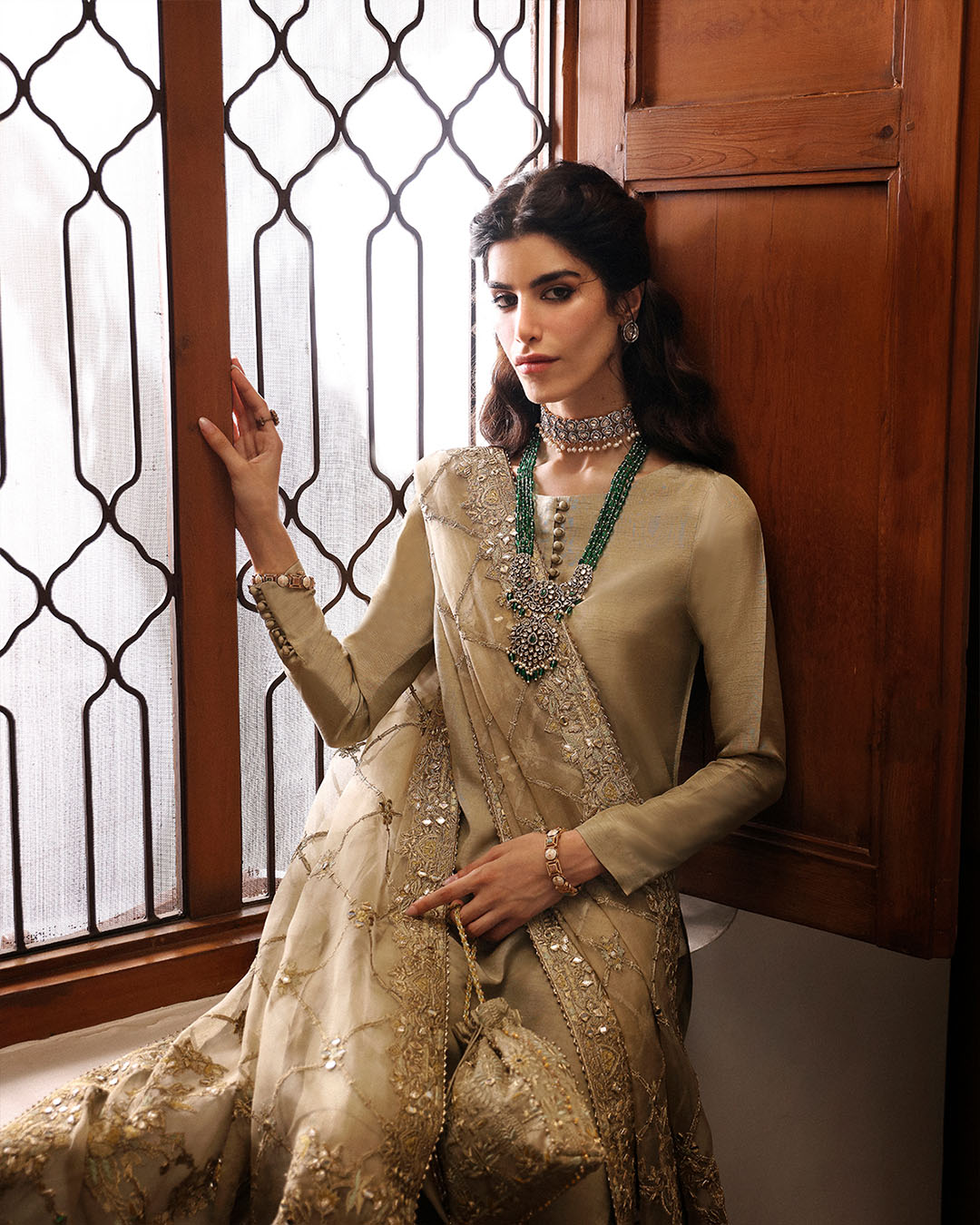 Faiza Saqlain | Mehermah Luxe Formals | Nainsi - by - Libasekhas UK - Registered Vendor of : Faiza Saqlain - 100% Original Designer Dresss
