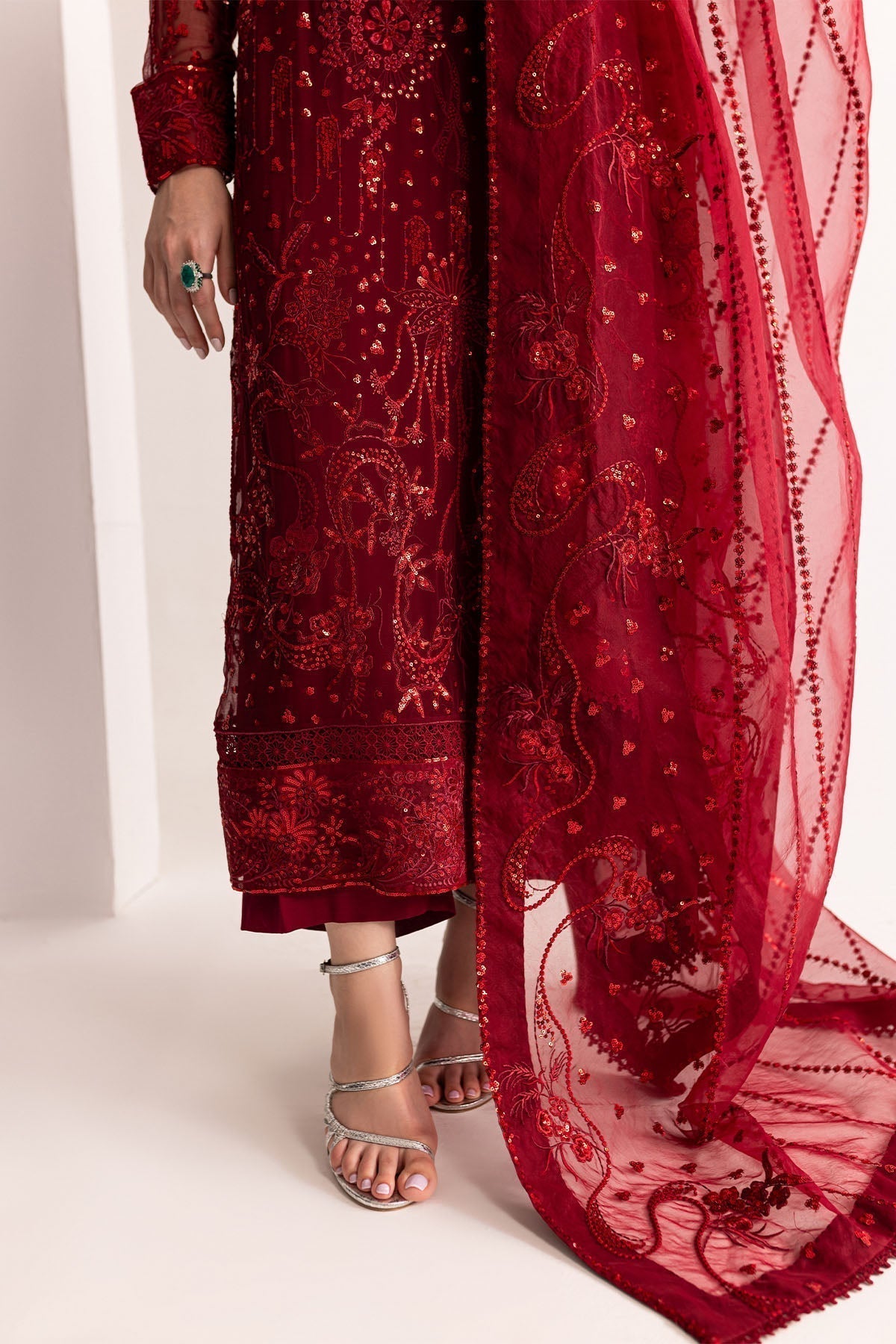 Nureh | Fancy Formals | NP-516 - by - Libasekhas UK - Registered Vendor of : Nureh - 100% Original Designer Dresss