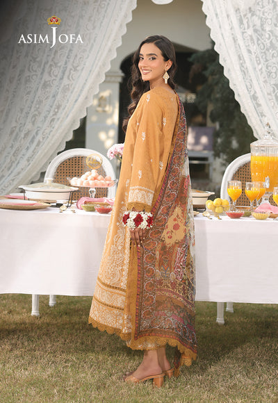 Asim Jofa | Summer Rhapsody | AJUBU-04 Embroidered Jacquard - by Libasekhas UK - Registered Vendor of : Asim Jofa - 100% Original Designer Dress