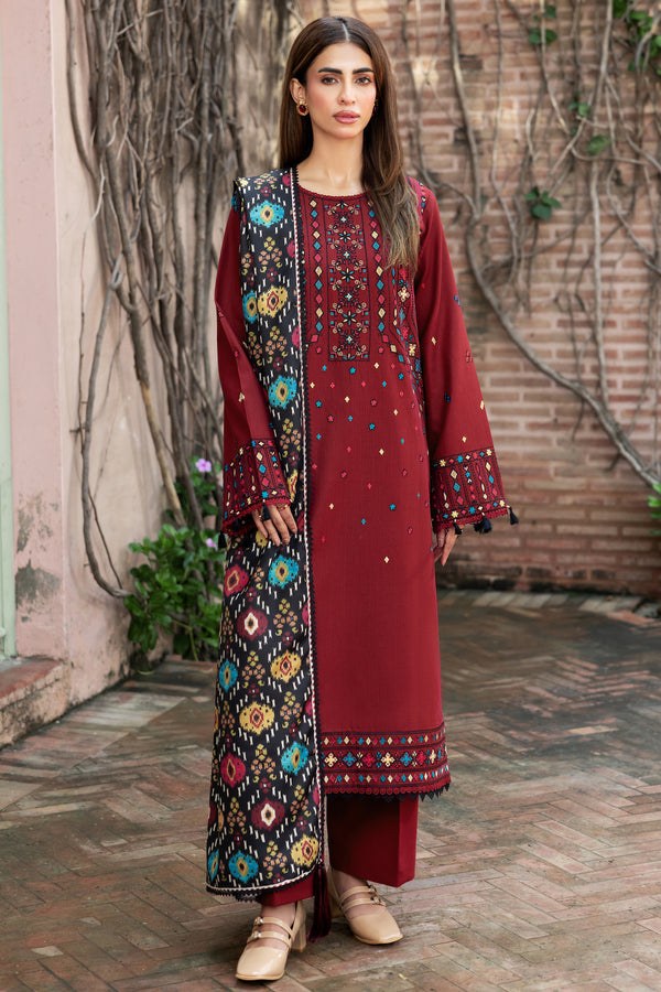 Farasha | Eminence Khaddar 25 | Melody - by Libasekhas UK - Registered Vendor of : Farasha - 100% Original Designer Dress