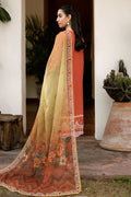 Farasha | Summer Weaves Embroidered Lawn | Orange Petal - by - Libasekhas UK - Registered Vendor of : Farasha - 100% Original Designer Dresss