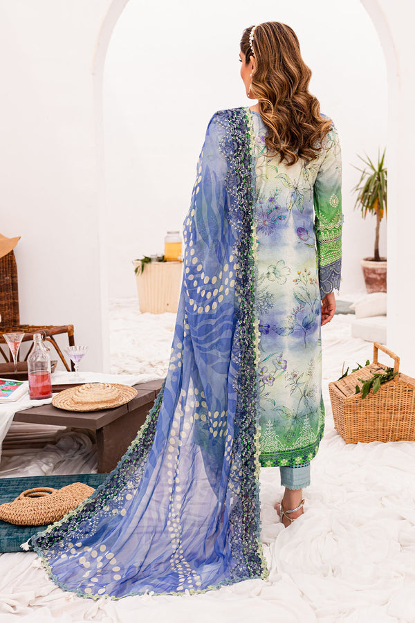 Nureh | Gardenia Lawn 24 | NSG-147 - by - Libasekhas UK - Registered Vendor of : Nureh - 100% Original Designer Dresss
