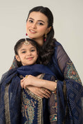Maria B | 3 Piece Embroidered Paper Cotton Suit | MKD-W24-22 - by - Libasekhas UK - Registered Vendor of : Maria B - 100% Original Designer Dresss