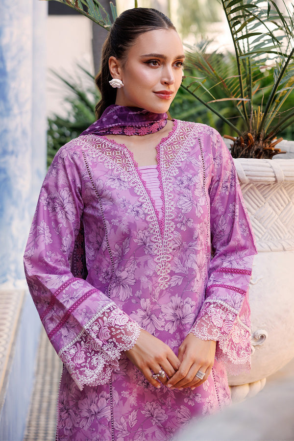 Farasha | Printed Essentials | Lavender Rush - by - Libasekhas UK - Registered Vendor of : Farasha - 100% Original Designer Dresss