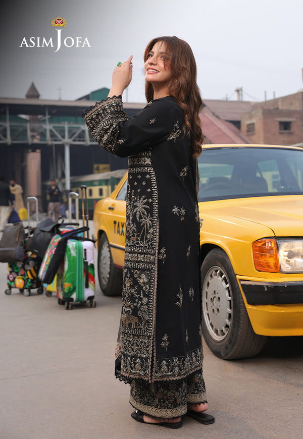 Asim Jofa | Summer Rhapsody | AJUBU-01 Embroidered Jacquard - by Libasekhas UK - Registered Vendor of : Asim Jofa - 100% Original Designer Dress