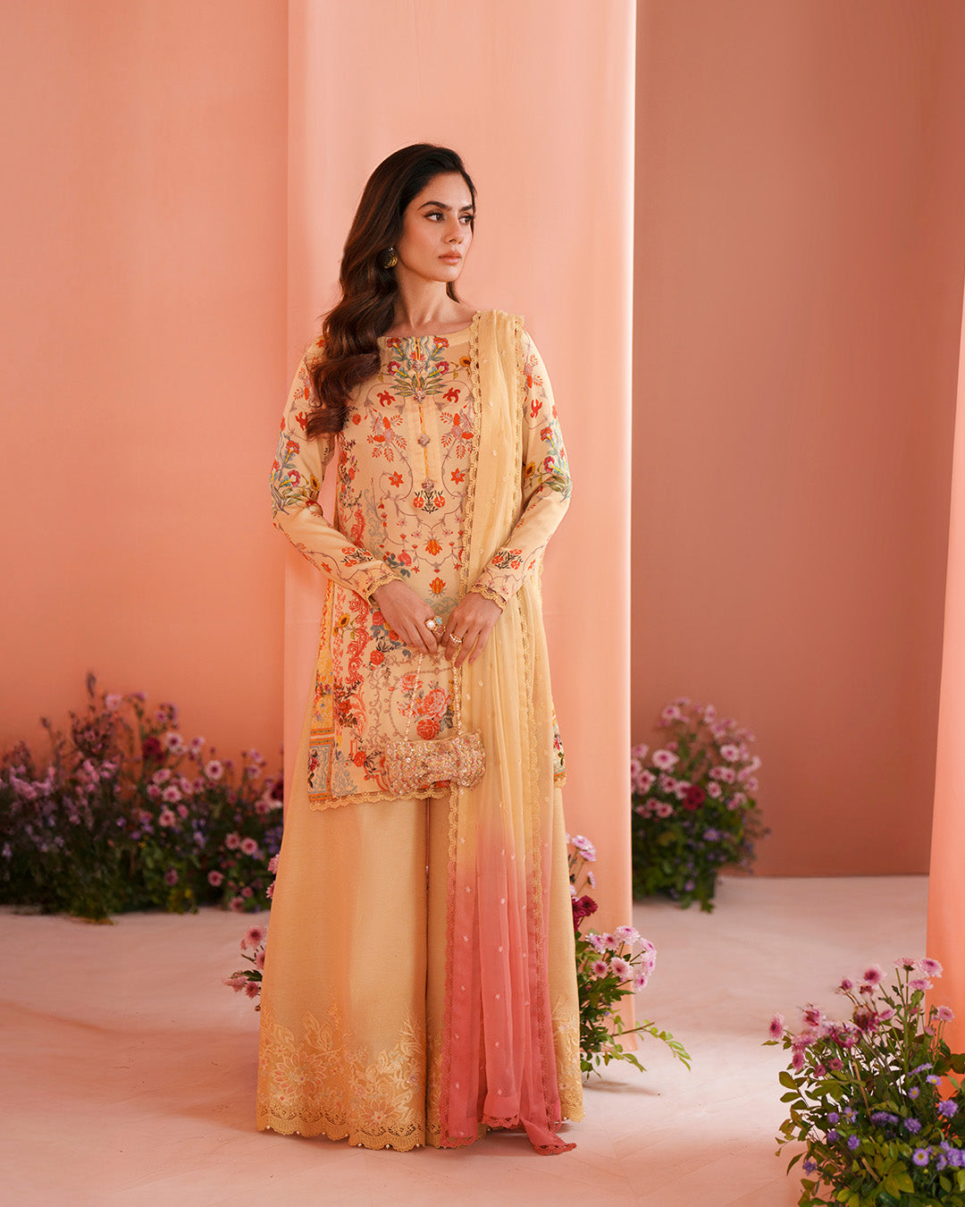 Faiza Saqlain | Roim Silk Edit | Resal - by Libasekhas UK - Registered Vendor of : Faiza Saqlain - 100% Original Designer Dress