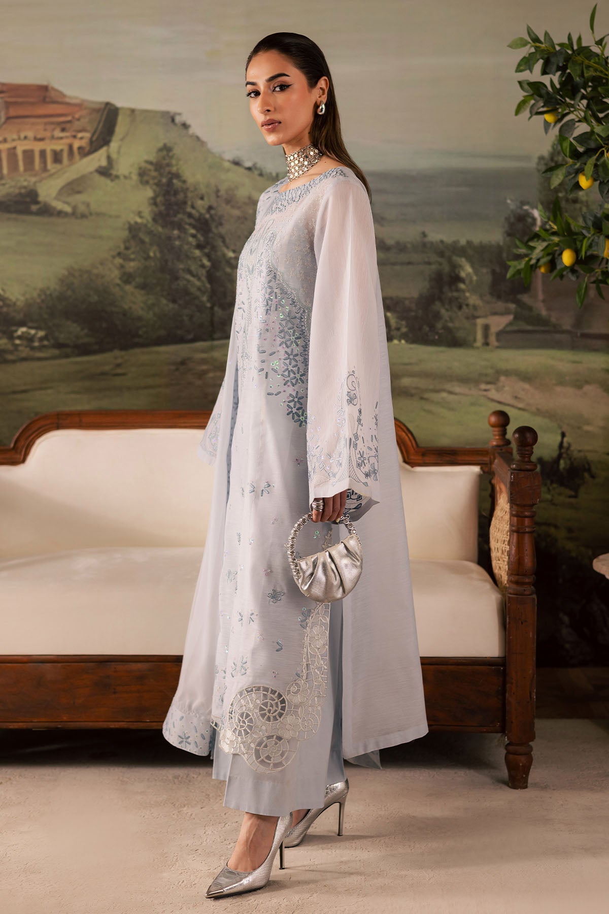 Nureh | Shades of Winter | NP-668 - by Libasekhas UK - Registered Vendor of : Nureh - 100% Original Designer Dress