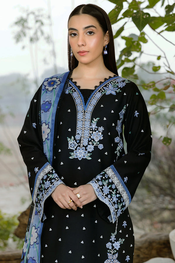 Farasha | Summer Weaves Embroidered Lawn | Ashen Light - by - Libasekhas UK - Registered Vendor of : Farasha - 100% Original Designer Dresss