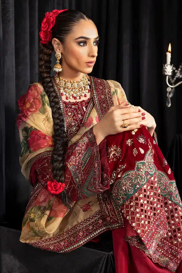 Nureh | Maya Velvet 23 | Elisa - by - Libasekhas UK - Registered Vendor of : Nureh - 100% Original Designer Dresss