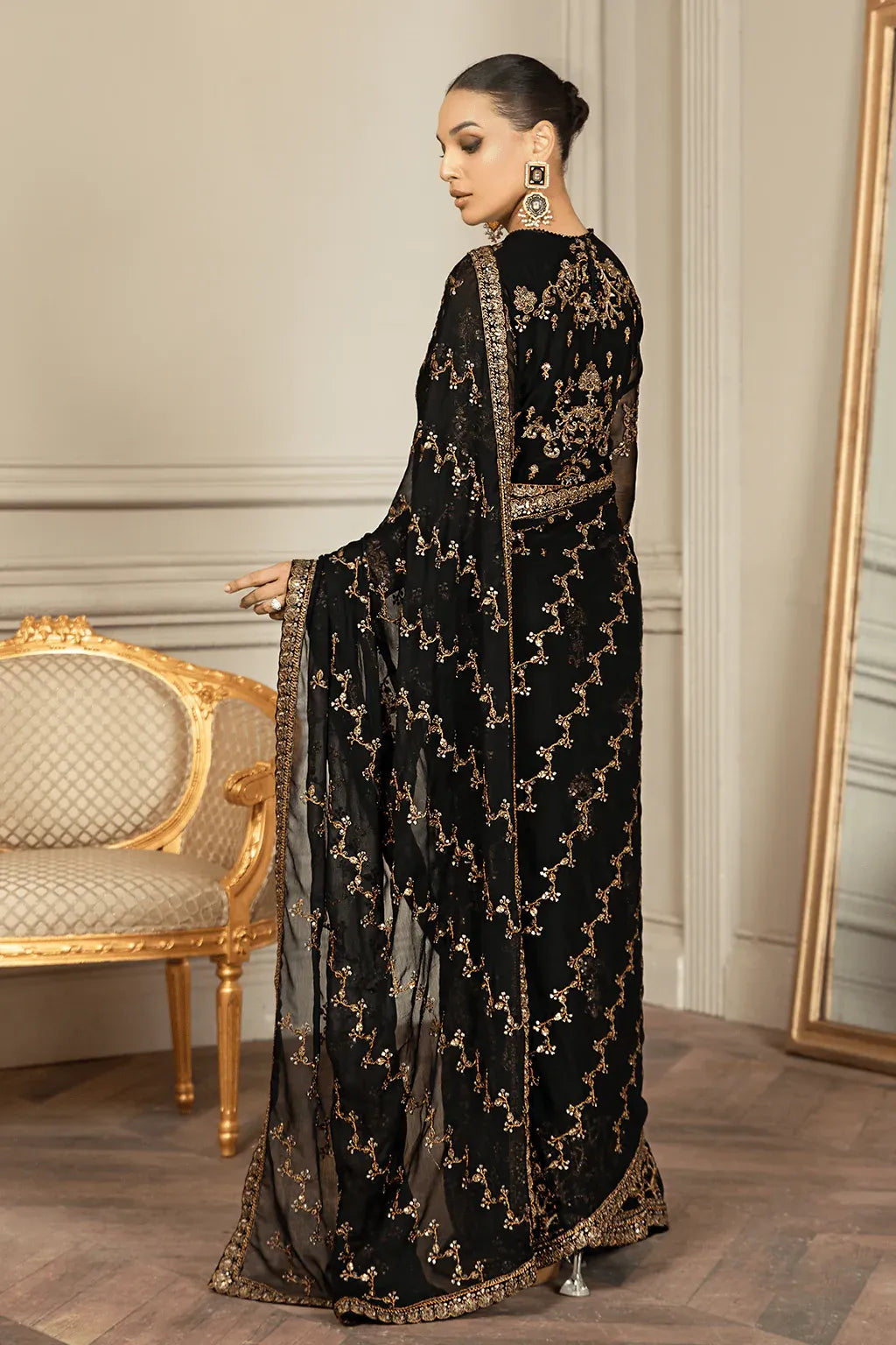 Zarif | Mehroz Formals | Black Ruby - by - Libasekhas UK - Registered Vendor of : Zarif - 100% Original Designer Dresss
