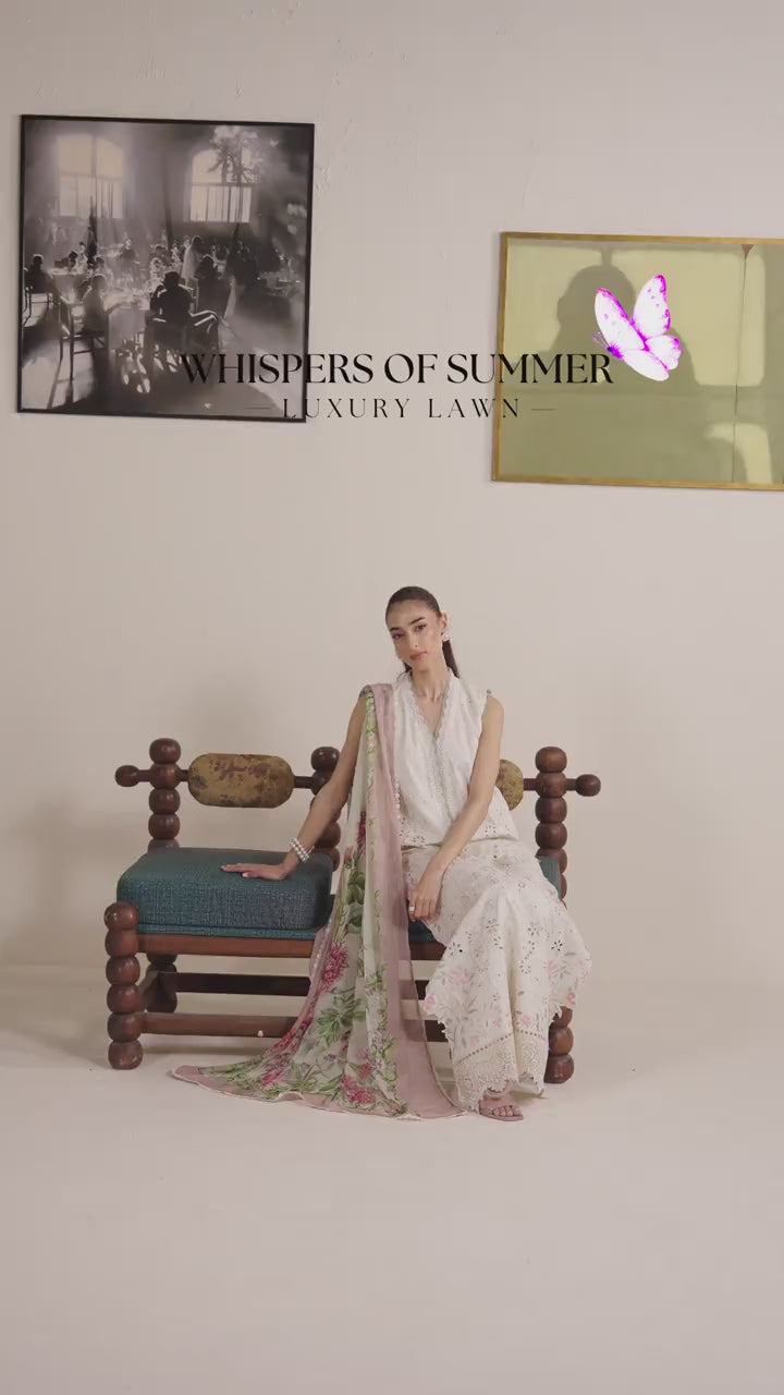 Neeshay | Whispers of Summer Luxury Lawn | IRIS - by Libasekhas - Registered Vendor of : Neeshay - 100% Original Designer Dress